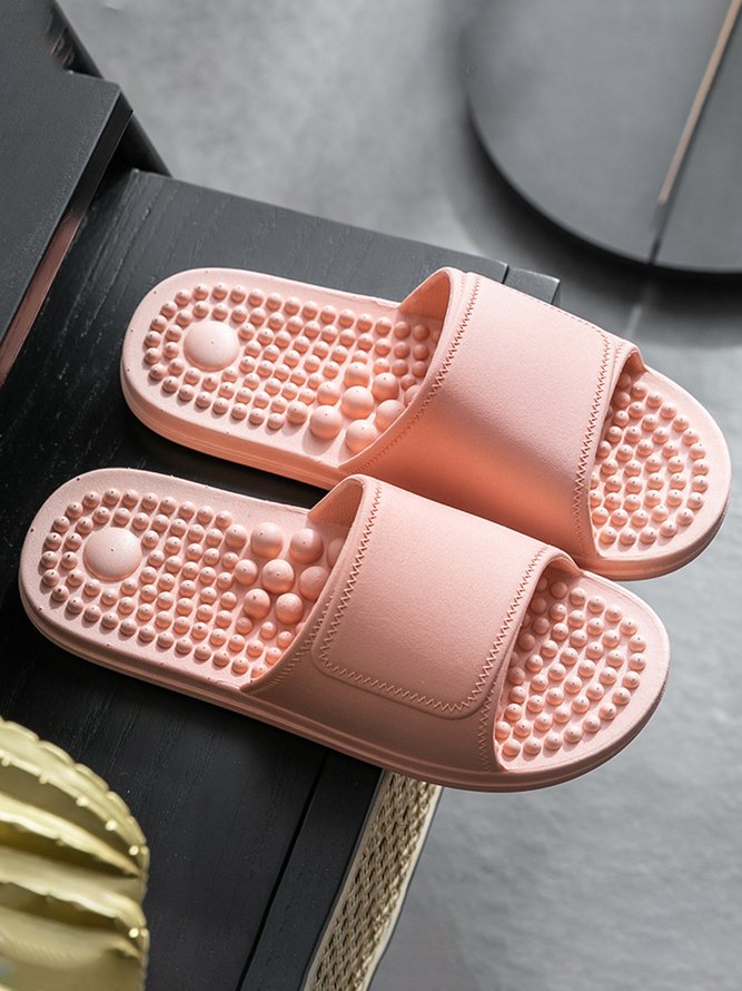 Massage Function Waterproof Bathroom Slippers