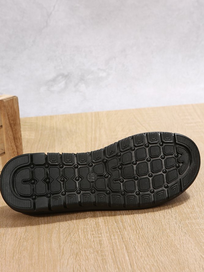 Vintage Plus Size Plain Color Non-Slip Flat Mules