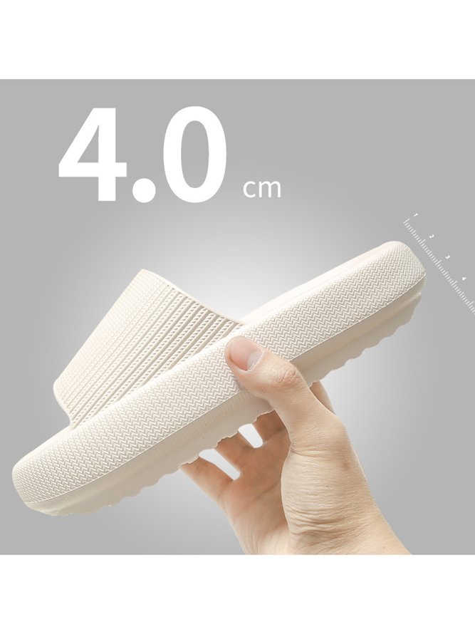 Extra Large Stretch EVA Waterproof Non-slip Bathroom Slippers