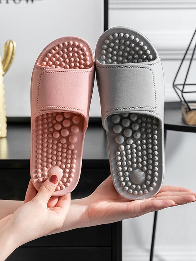 Massage Function Waterproof Bathroom Slippers