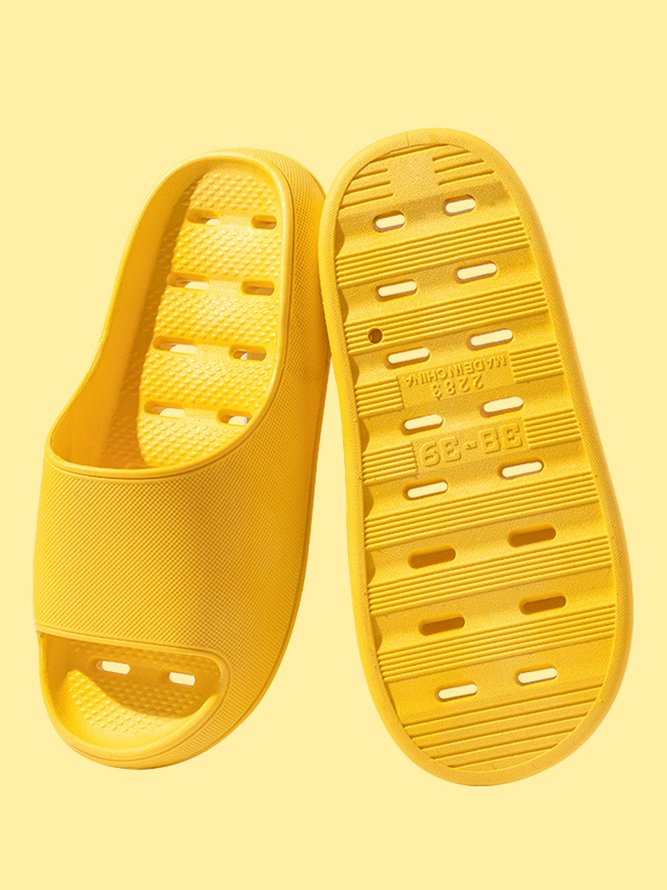 Non-slip Breathable Water Leaking Waterproof EVA Bathroom Slippers