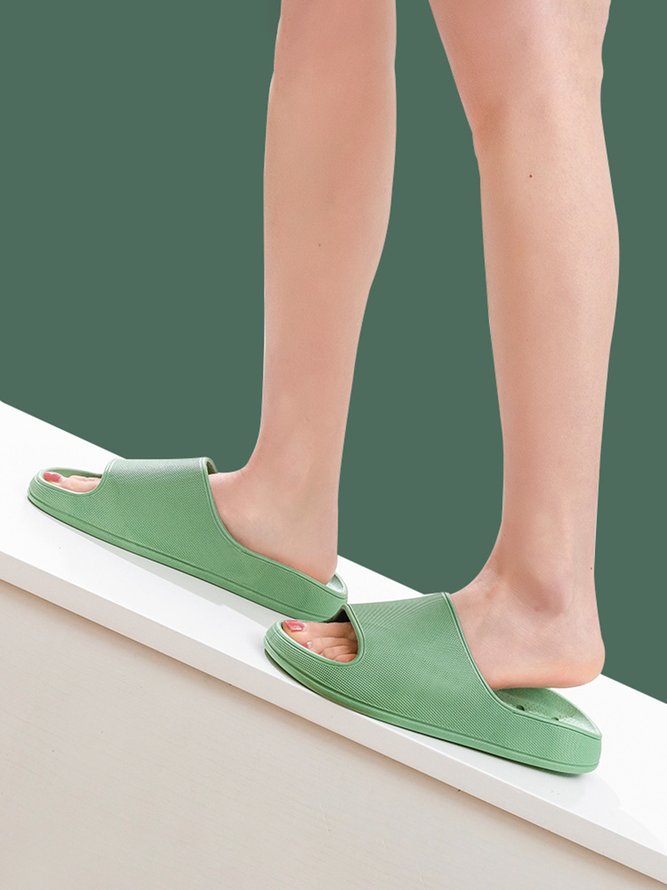 Non-slip Breathable Water Leaking Waterproof EVA Bathroom Slippers