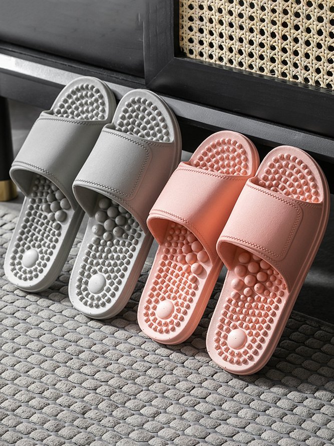 Massage Function Waterproof Bathroom Slippers