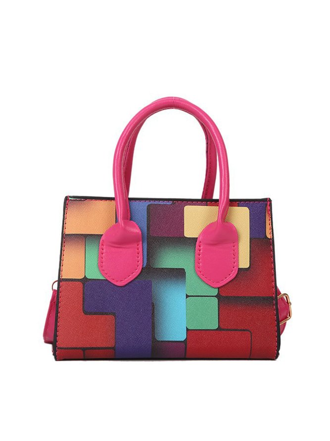 Color Block Color Block Art Small Tote Bag