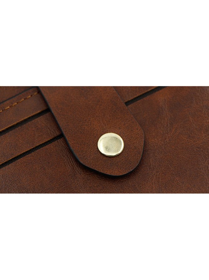 Leather Large Capacity Card Holder Coin Purse