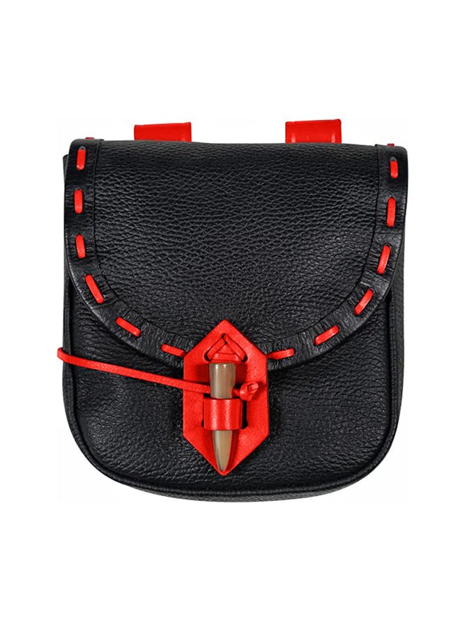 Western Vintage Mid-Century Horn Buckle Waist Bag