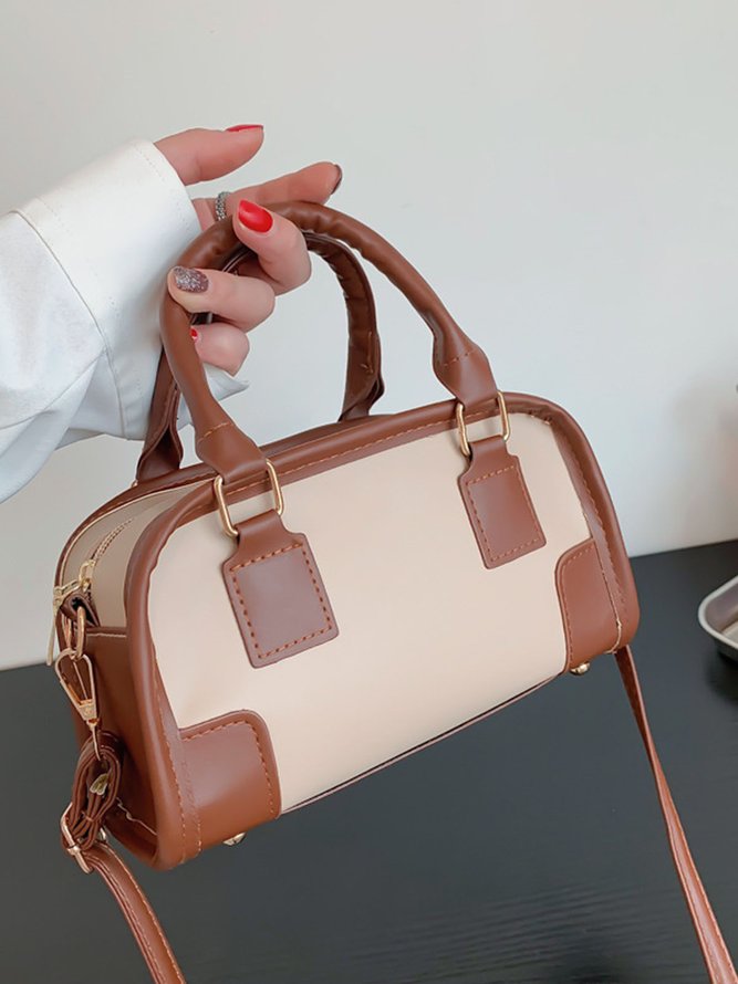 Commuter Color Block Tote Bag