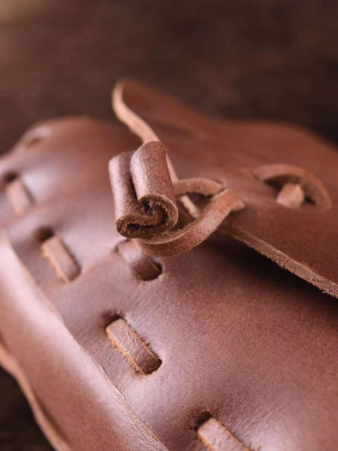 Vintage Western Mid-Century Leather Belt Bag