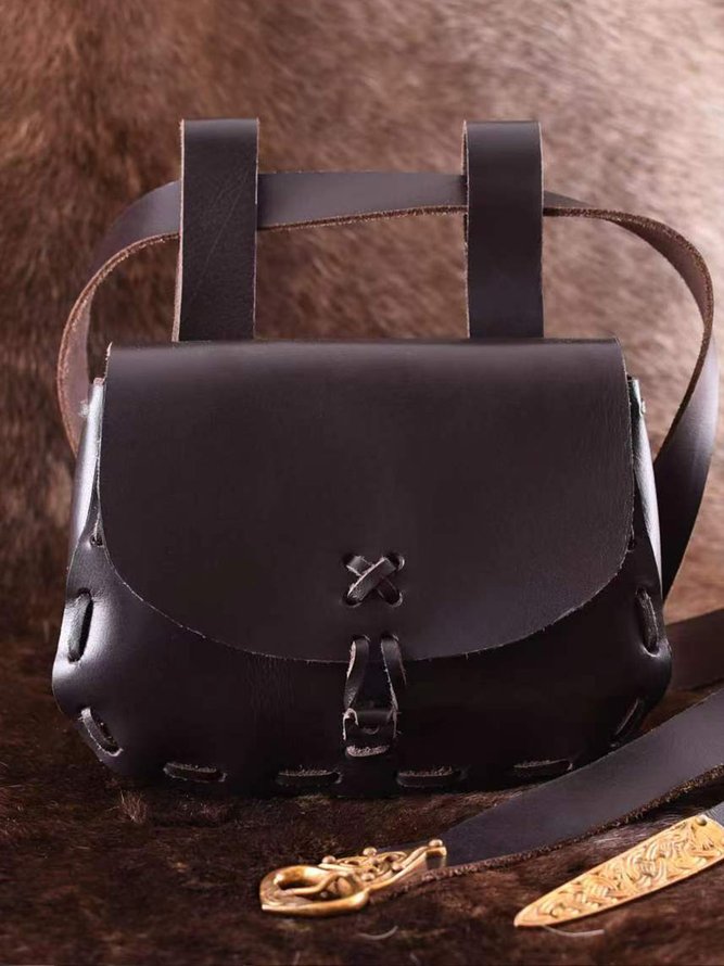 Vintage Western Mid-Century Leather Belt Bag