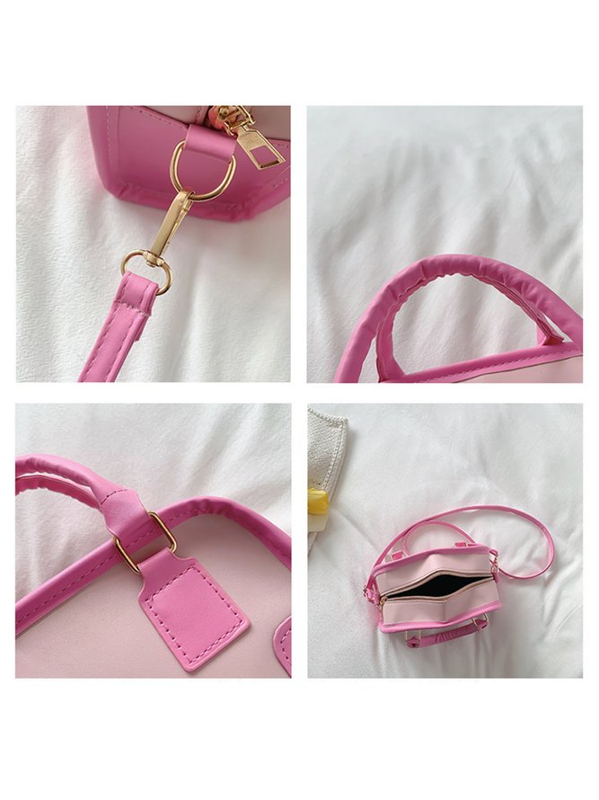 Commuter Color Block Tote Bag