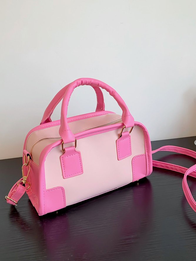 Commuter Color Block Tote Bag