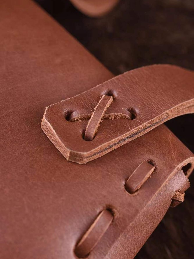 Vintage Western Mid-Century Leather Belt Bag