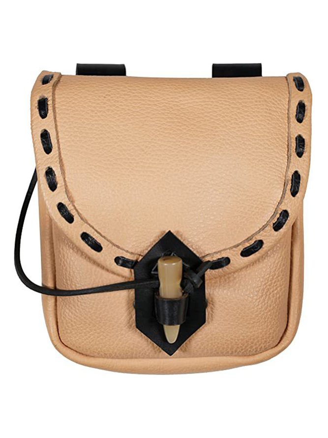 Western Vintage Mid-Century Horn Buckle Waist Bag