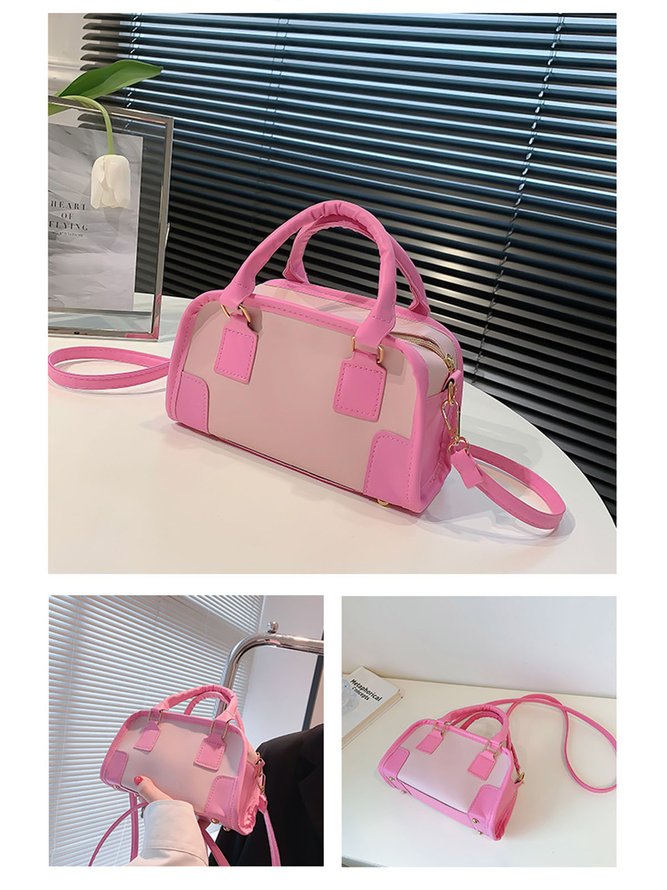 Commuter Color Block Tote Bag