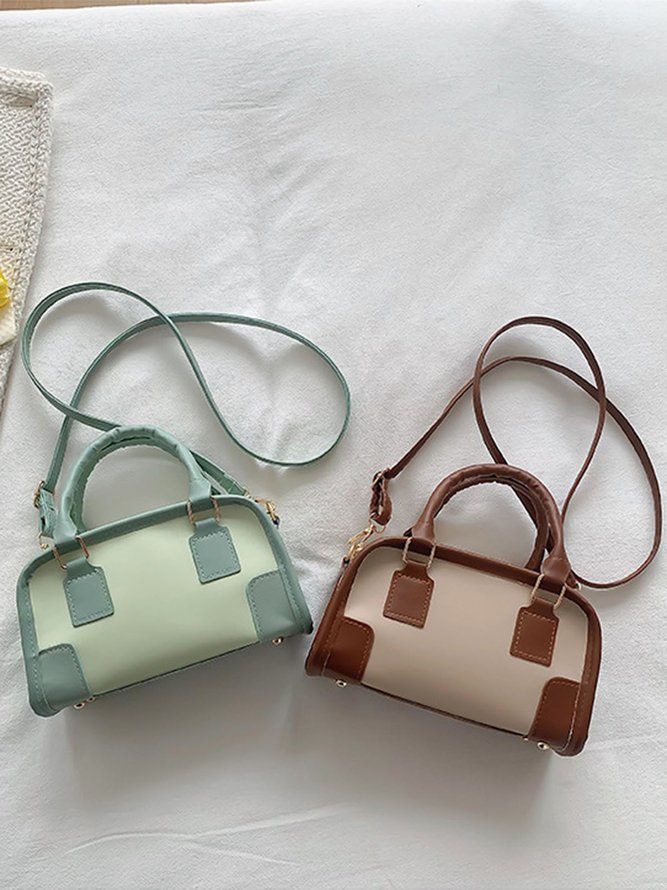 Commuter Color Block Tote Bag