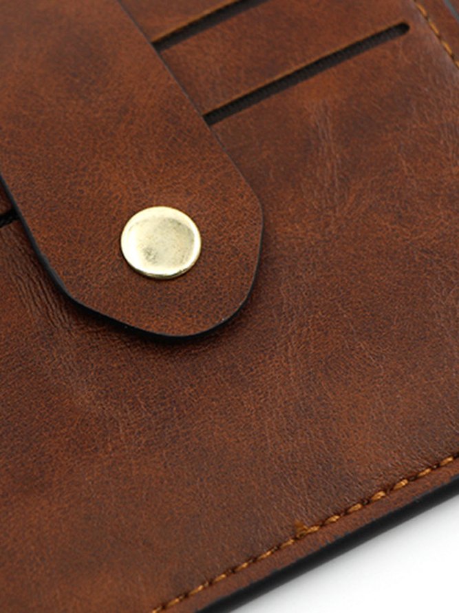 Leather Large Capacity Card Holder Coin Purse