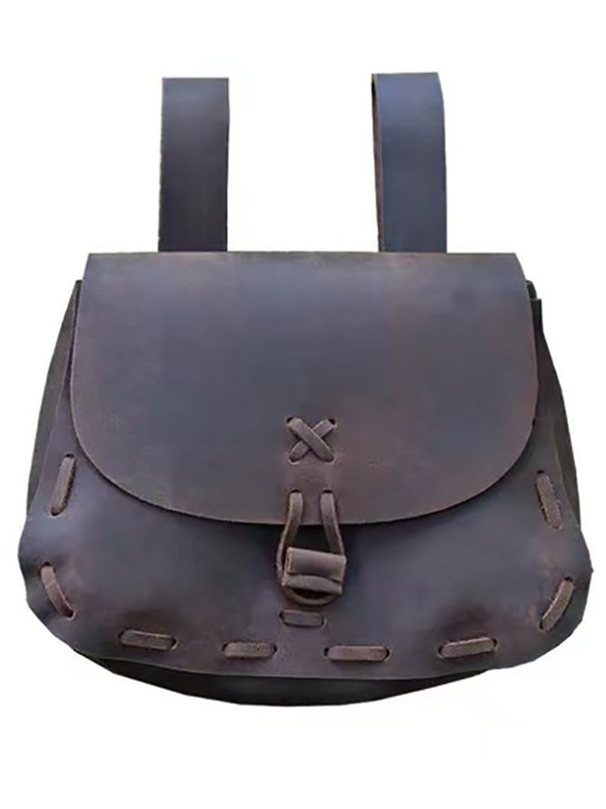 Vintage Western Mid-Century Leather Belt Bag