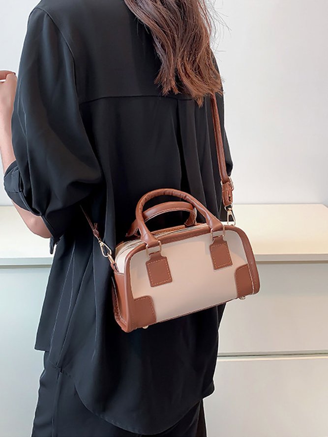 Commuter Color Block Tote Bag