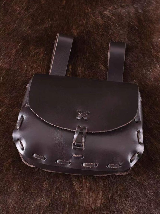 Vintage Western Mid-Century Leather Belt Bag