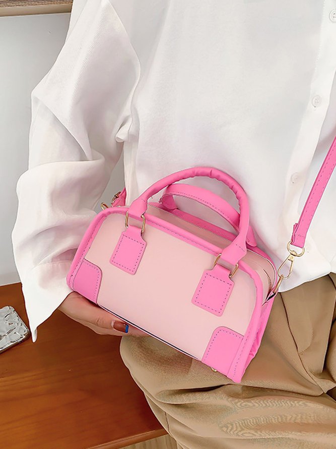 Commuter Color Block Tote Bag