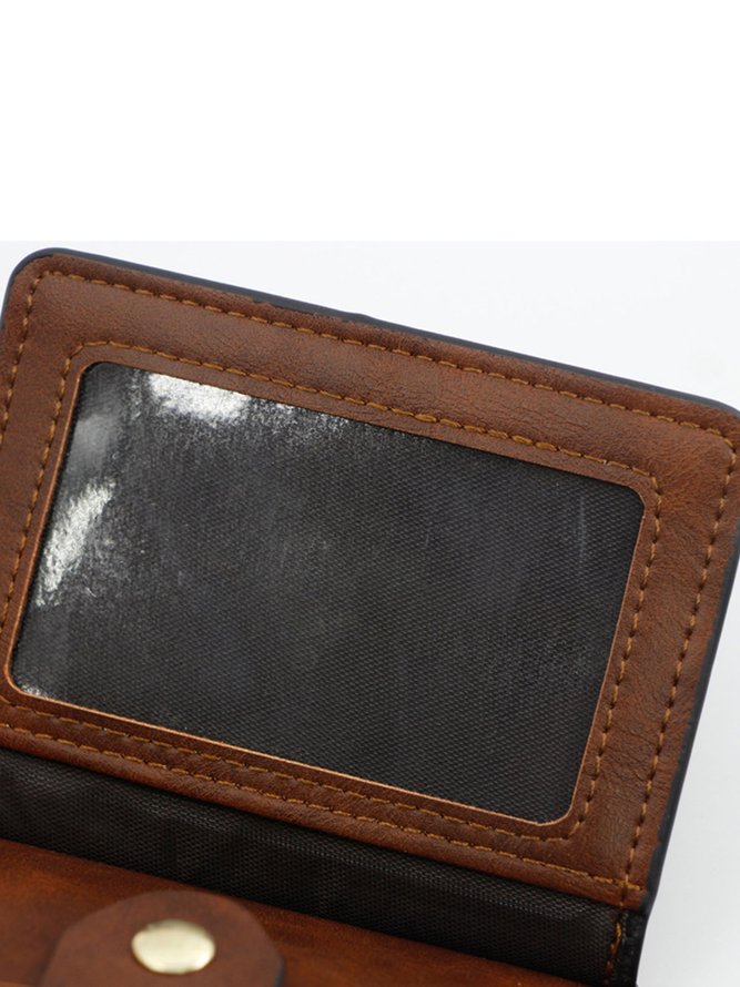 Leather Large Capacity Card Holder Coin Purse