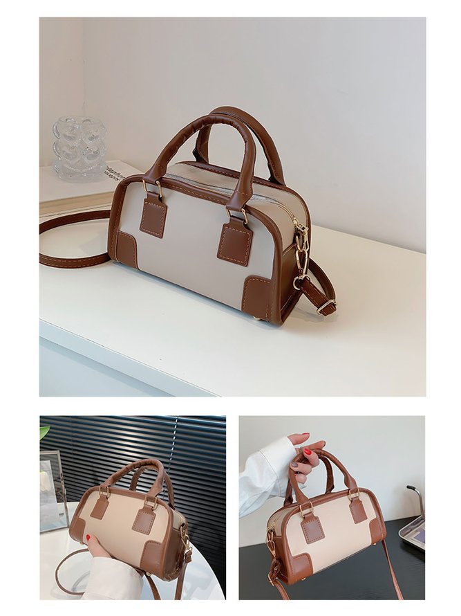 Commuter Color Block Tote Bag