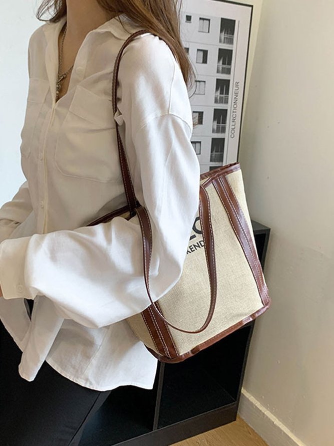 Hello Weekend Casual Commuting Large Capacity Tote Bag