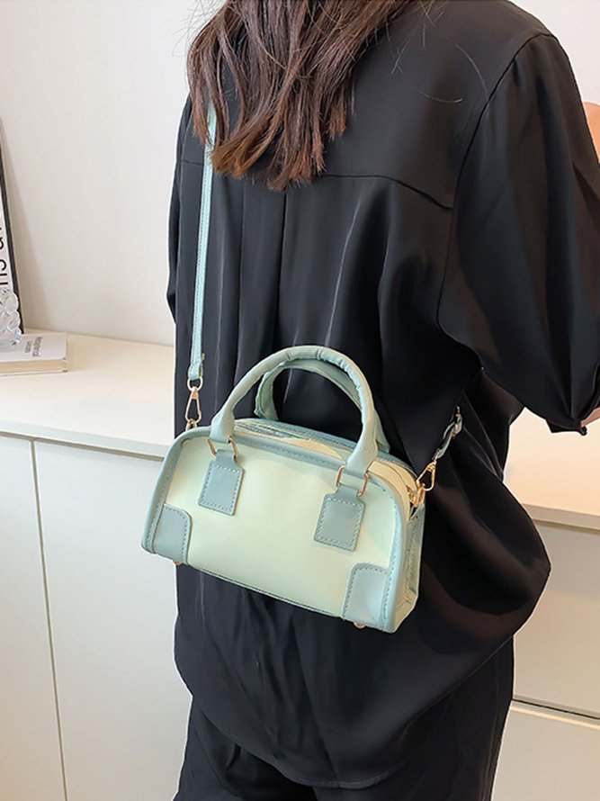 Commuter Color Block Tote Bag