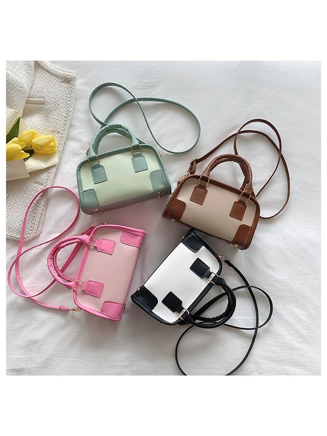 Commuter Color Block Tote Bag