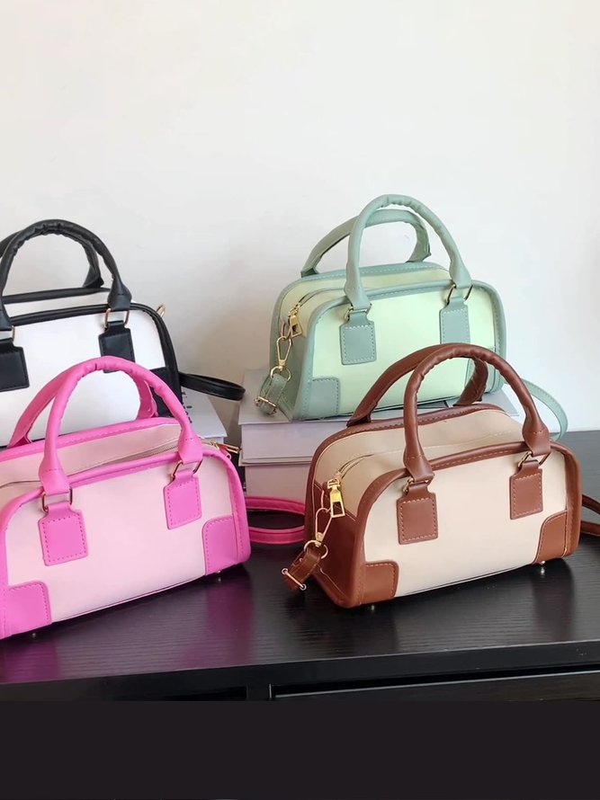 Commuter Color Block Tote Bag