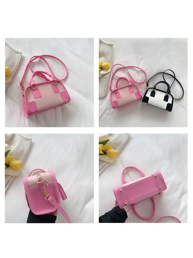 Commuter Color Block Tote Bag