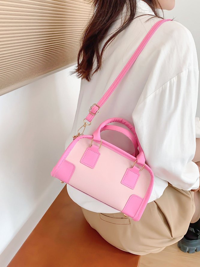 Commuter Color Block Tote Bag