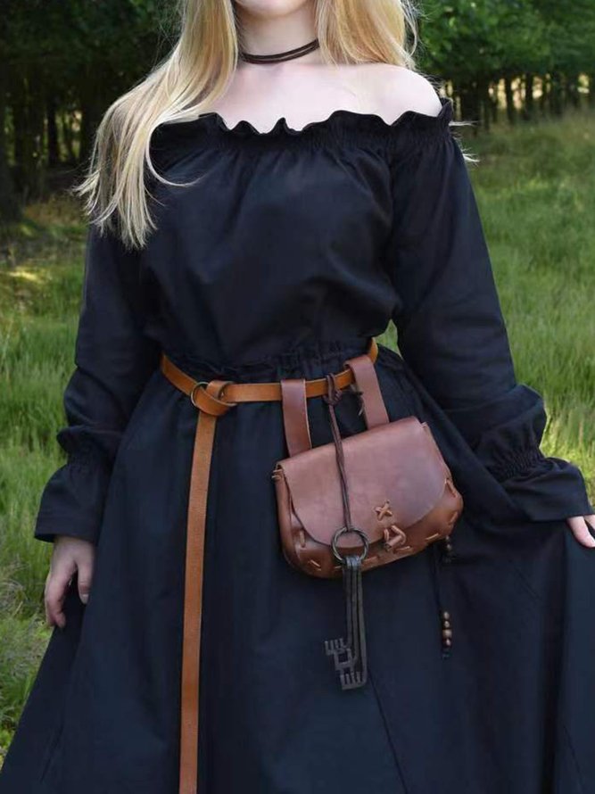 Vintage Western Mid-Century Leather Belt Bag
