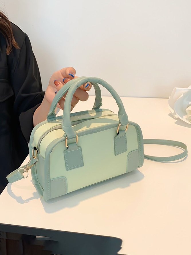 Commuter Color Block Tote Bag