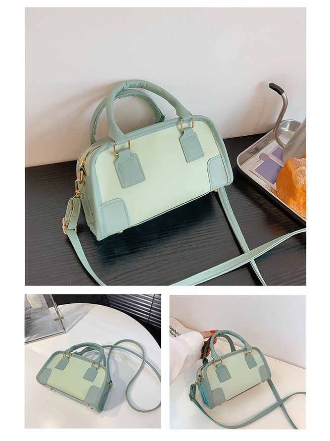 Commuter Color Block Tote Bag