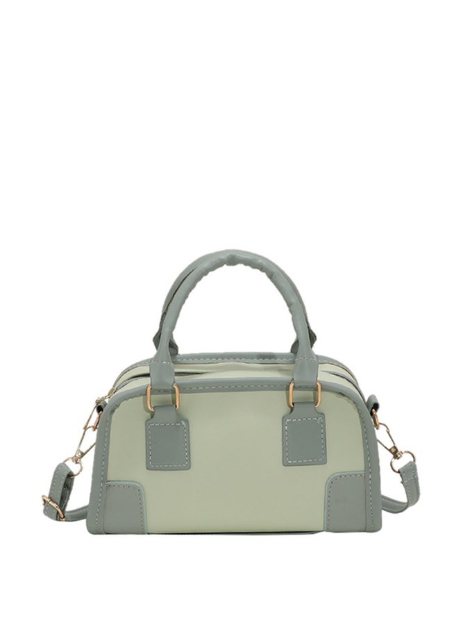 Commuter Color Block Tote Bag