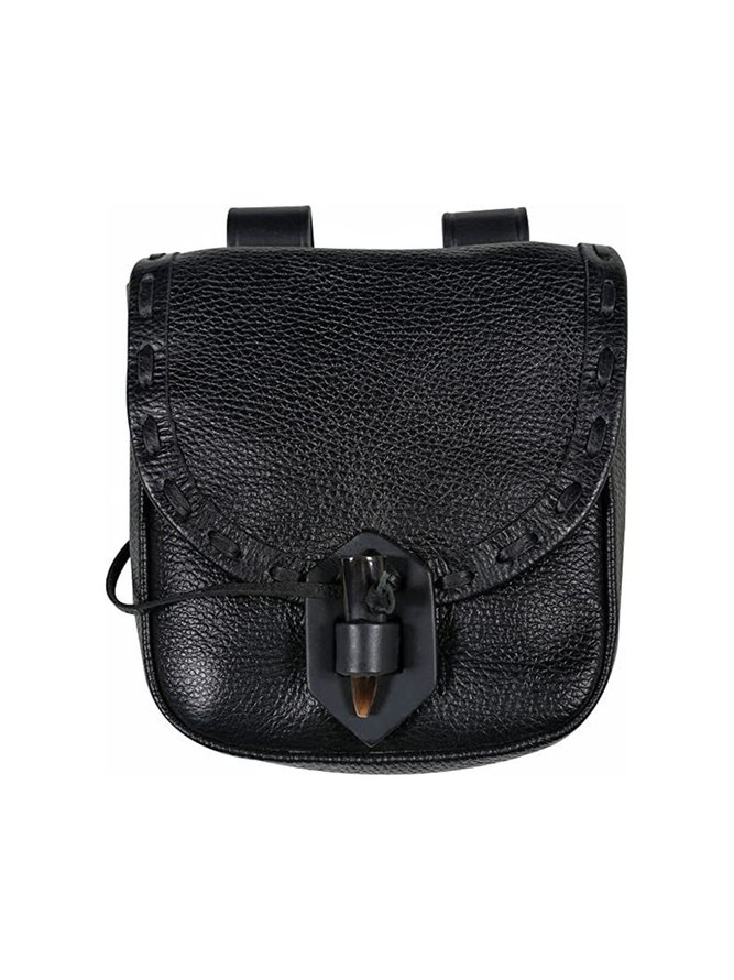 Western Vintage Mid-Century Horn Buckle Waist Bag