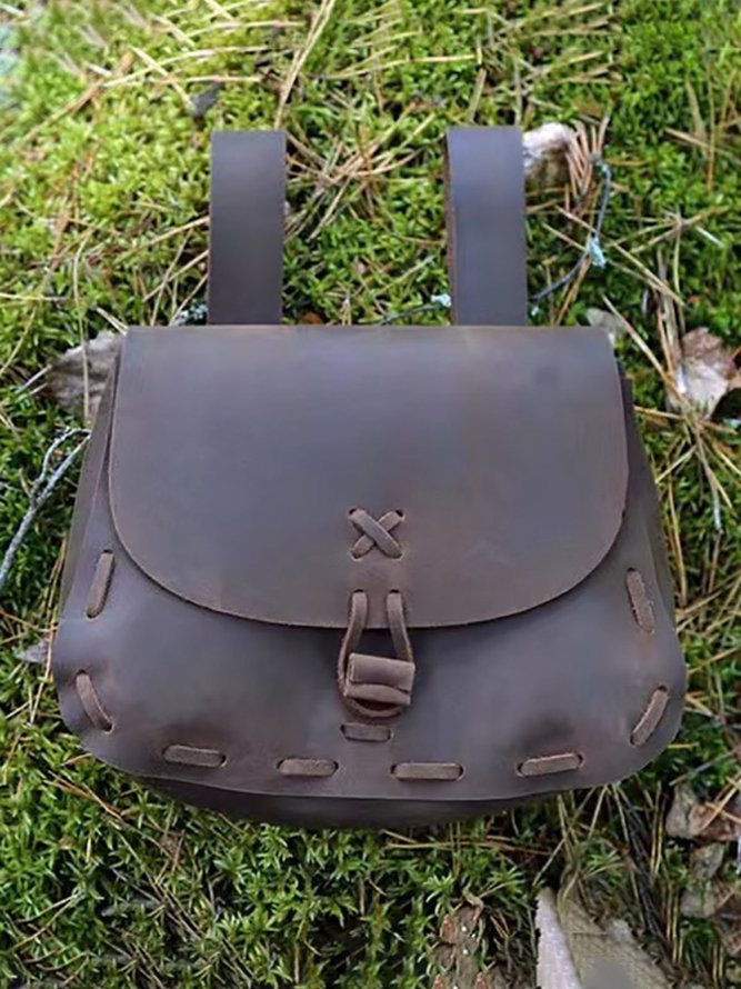 Vintage Western Mid-Century Leather Belt Bag