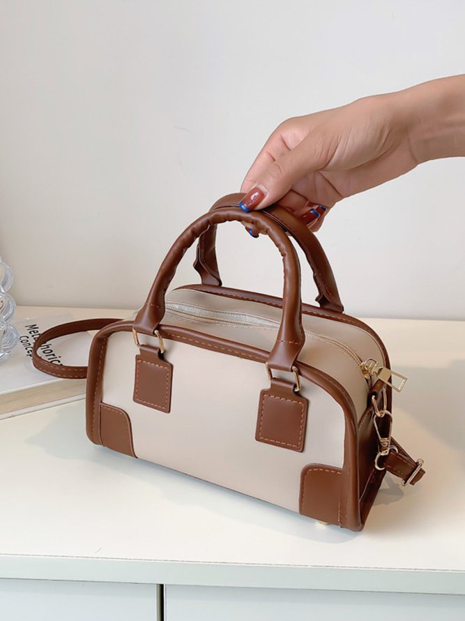 Commuter Color Block Tote Bag