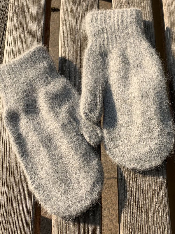 Plain Wool Knit All Over Gloves Fall Winter Warm Accessories