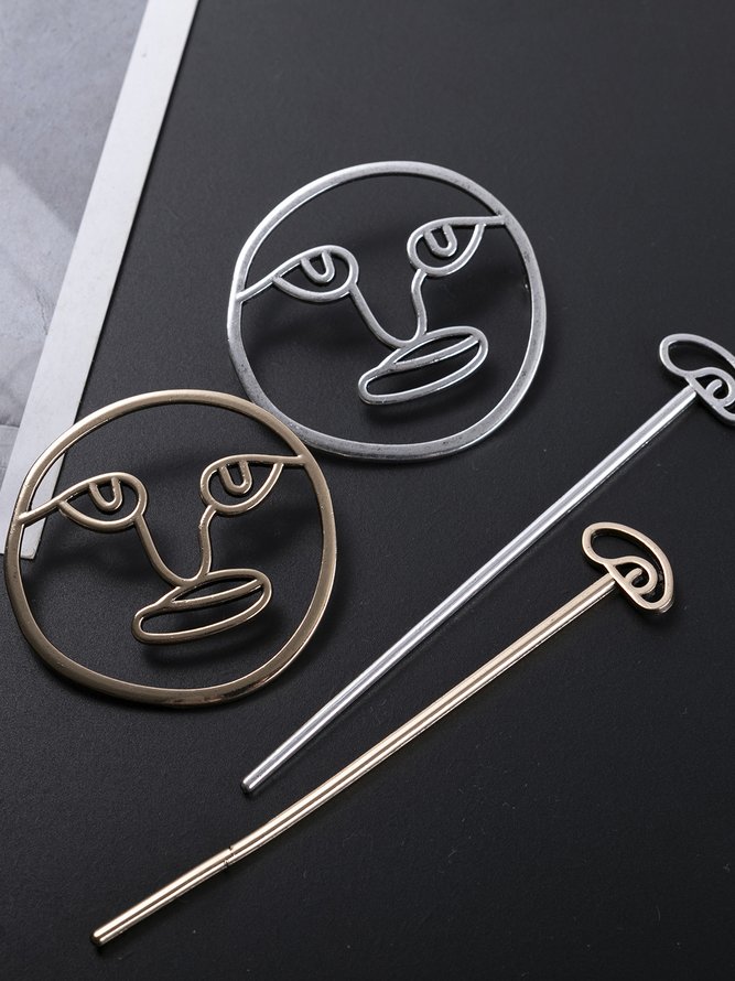 Bohemian Retro Abstract Hairpin Hair Clips Headwear