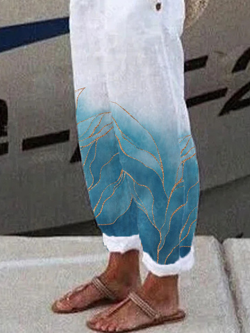 Loose Casual Ombre Casual Pants