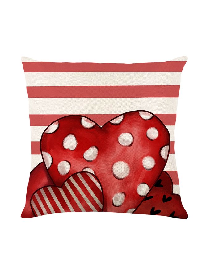 Love Valentine's Day Home Living Room Bedroom Linen Throw Pillowcase