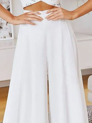 Casual Floral Casual Pants