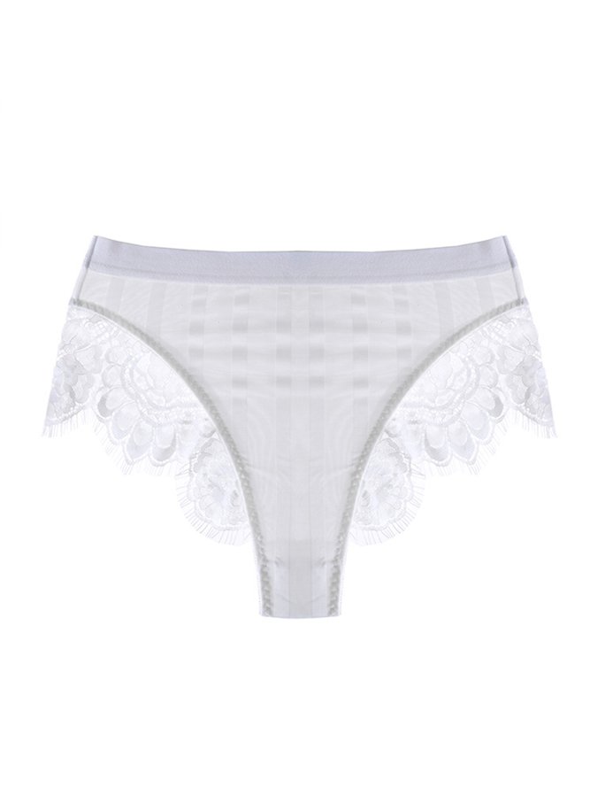 Comfortable Sexy Lace Briefs Plus Size