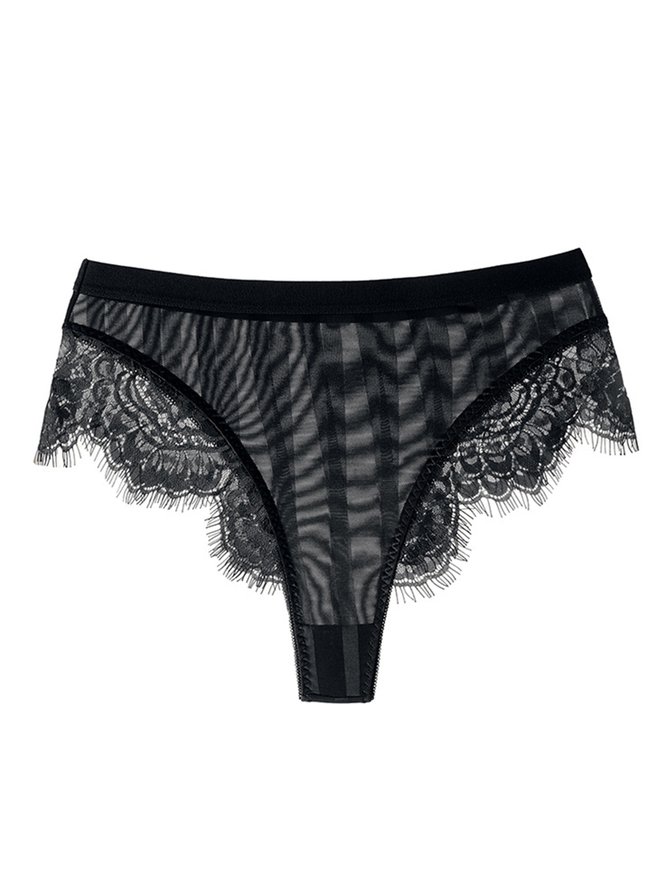 Comfortable Sexy Lace Briefs Plus Size