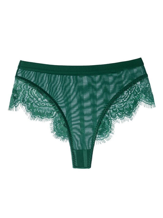 Comfortable Sexy Lace Briefs Plus Size