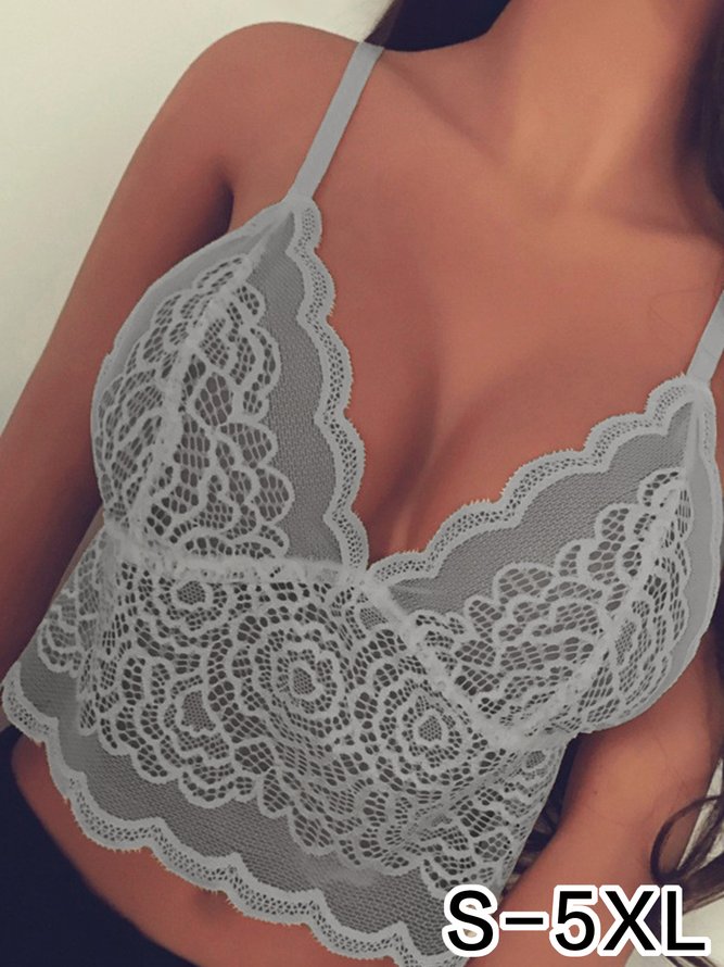 Lace Floral Sexy Lingerie Plus Size