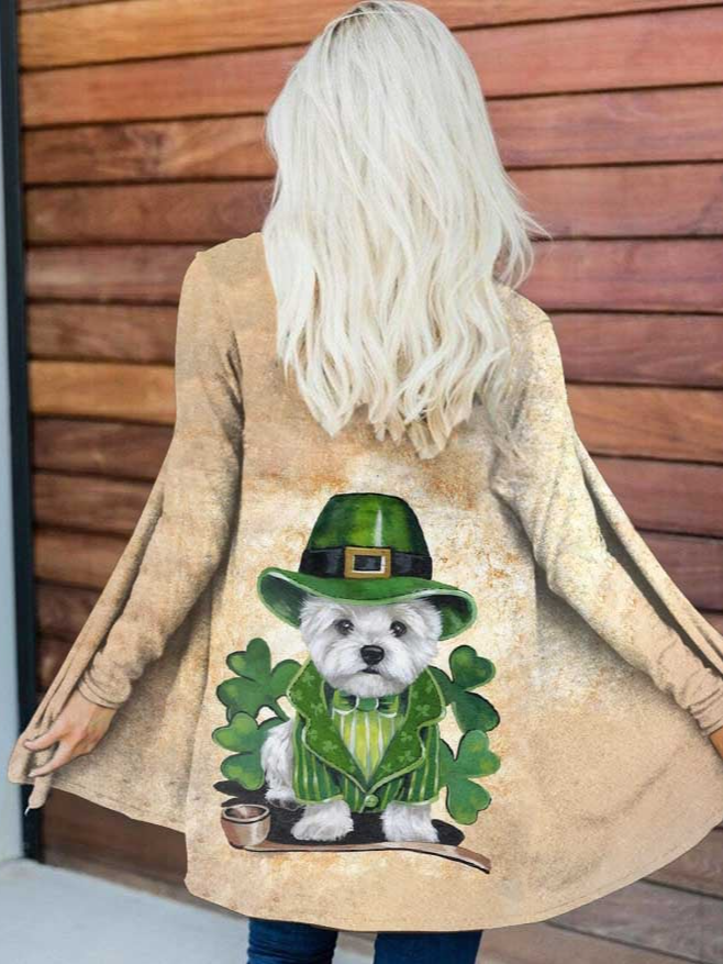Shamrock Animal Regular Fit Casual Other Coat
