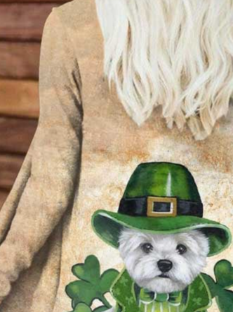 Shamrock Animal Regular Fit Casual Other Coat